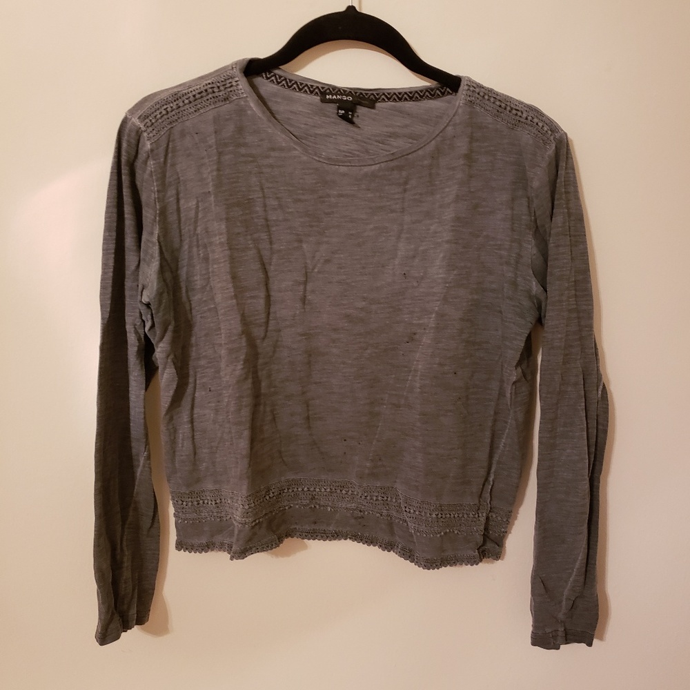 Mango long sleeved shirt